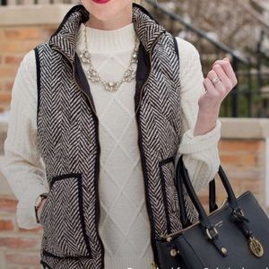 J.Crew Herringbone Vest